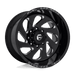 Fuel 1PC D63722208446 D637 22X12 6X5.5 GL-BLK-MIL -45MM - Truck Part Superstore