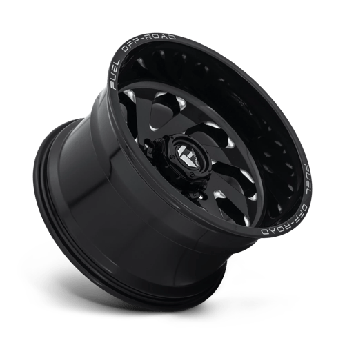 Fuel 1PC D63720001747 D637 20X10 8X170 GL-BLK-MIL -18MM - Truck Part Superstore