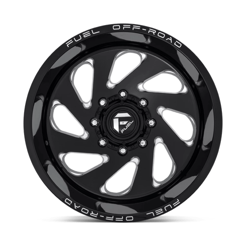 Fuel 1PC D63722208446 D637 22X12 6X5.5 GL-BLK-MIL -45MM - Truck Part Superstore