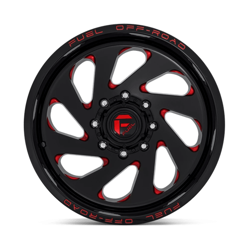 Fuel 1PC D63820208947 D638 20X12 6X135 GL-BLK-RTTC -44MM - Truck Part Superstore