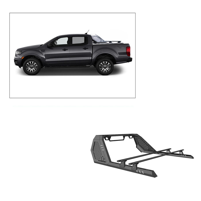 Black Horse Off Road VRCB6408B Vigor Roll Bar W/ Cross Bar - Truck Part Superstore