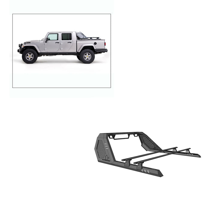 Black Horse Off Road VRCB6409B-G Vigor Roll Bar W/ Cross Bar - Truck Part Superstore