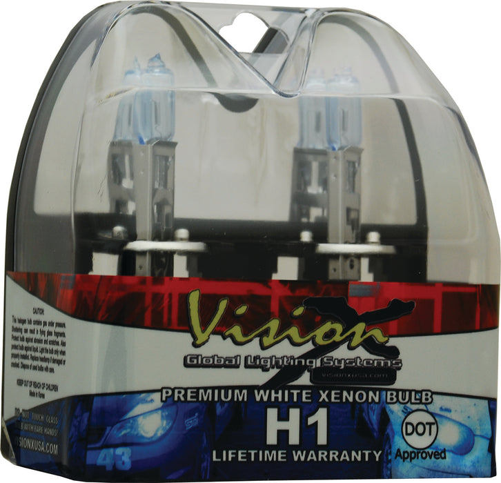 Vision X Lighting 4001589 H1 55 Watt Low Dot Approved Superwhite Bulb Set - Truck Part Superstore