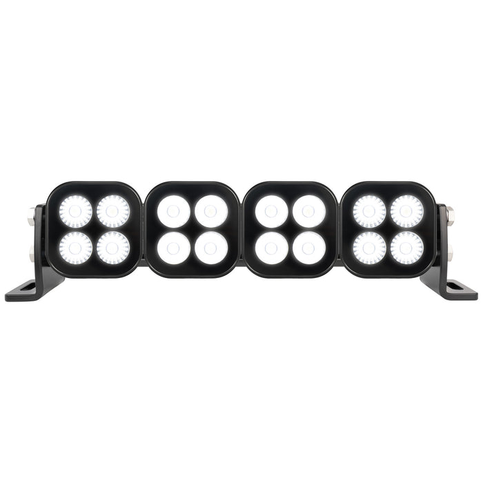 Vision X Lighting 4512014 UNITE SERIES 12" BLACKOUT COMBO BEAM WHITE SPOT FLOOD - Truck Part Superstore