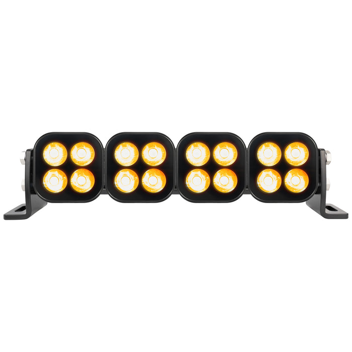 Vision X Lighting 4512018 UNITE SERIES 12" BLACKOUT AMBER SPOT BEAM - Truck Part Superstore