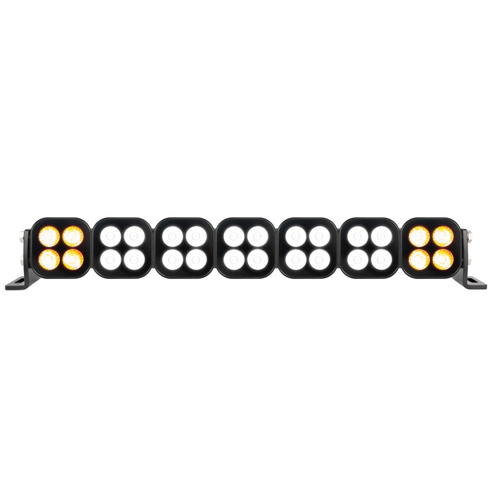 Vision X Lighting 4520015 UNITE SERIES 20" BLACKOUT COMBO BEAM WHITE SPOT AMBER FLOOD - Truck Part Superstore