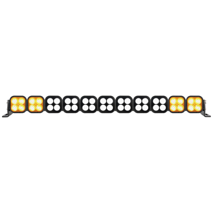 Vision X Lighting 4530015 UNITE SERIES 30" BLACKOUT COMBO BEAM WHITE SPOT AMBER FLOOD - Truck Part Superstore