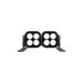 Vision X Lighting 4506001 UNITE SERIES 6" FLOOD BEAM - Truck Part Superstore