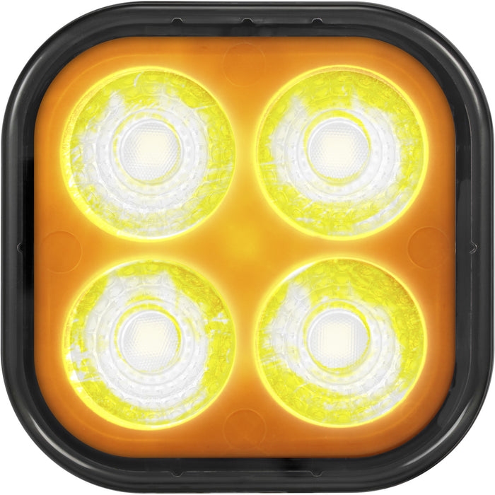 Vision X Lighting 9936444 UNITE 12 WATT AMBER 4 LED FLOOD - Truck Part Superstore