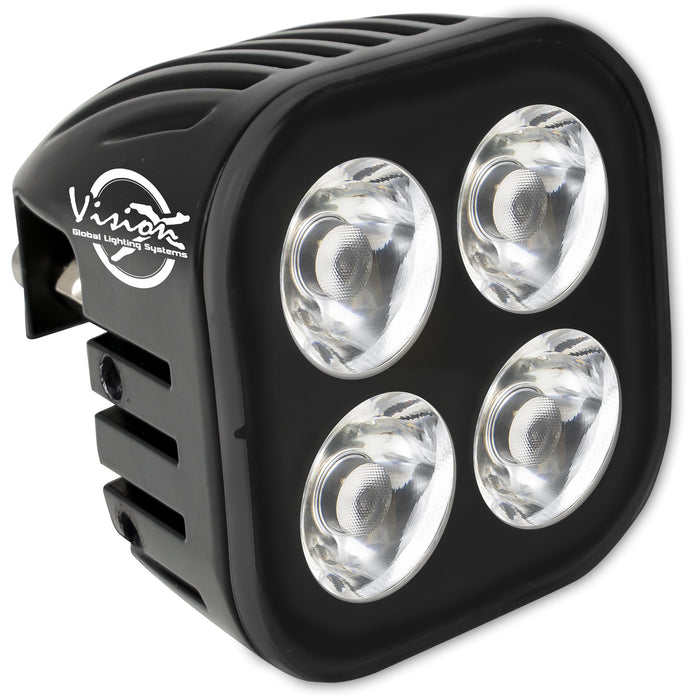Vision X Lighting 9936475 UNITE 20 WATT 4 LED BLACK OUT SPOT - Truck Part Superstore