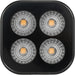 Vision X Lighting 9936482 UNITE 12 WATT AMBER 4 LED BLACK OUT FLOOD - Truck Part Superstore