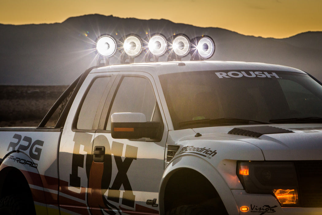 Vision X Lighting 9891743 6.7" Cannon Black 1 50W LED Emark Approved 20? Narrow Light Kit - Truck Part Superstore