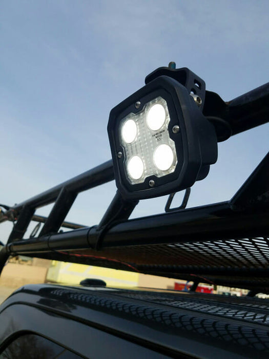 Vision X Lighting 9901589 Duralux Xe Work Light 4 LED 60 Degree. White Marine Grade Paint - Truck Part Superstore