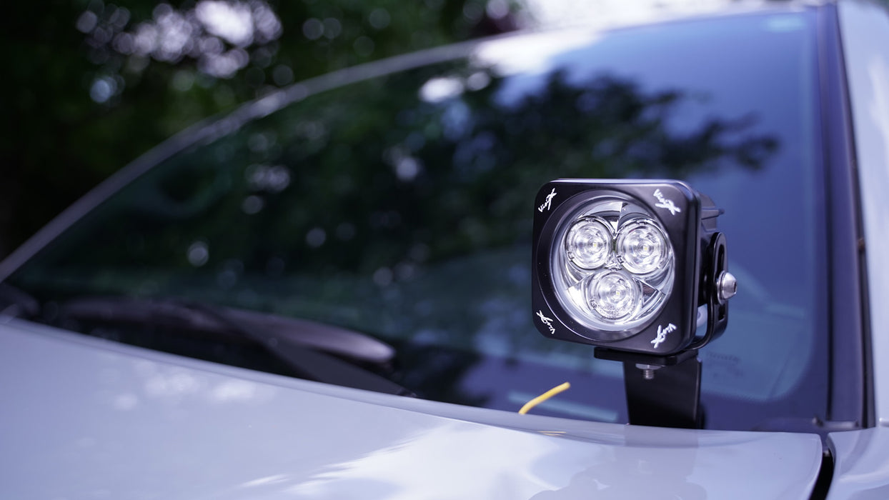 Vision X Lighting 9929644 Single 3.0" Square 3 LED Cannon Cg2 Light - Truck Part Superstore