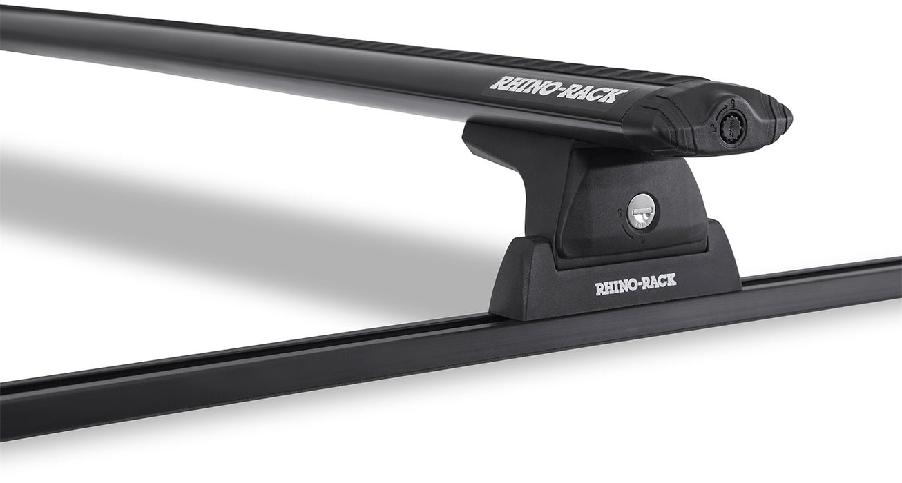 Rhino-Rack USA JA8748 Vortex RLT600 Roof Rack; 2 Black 50 Bars; 4 Legs; Length 1260mm; - Truck Part Superstore