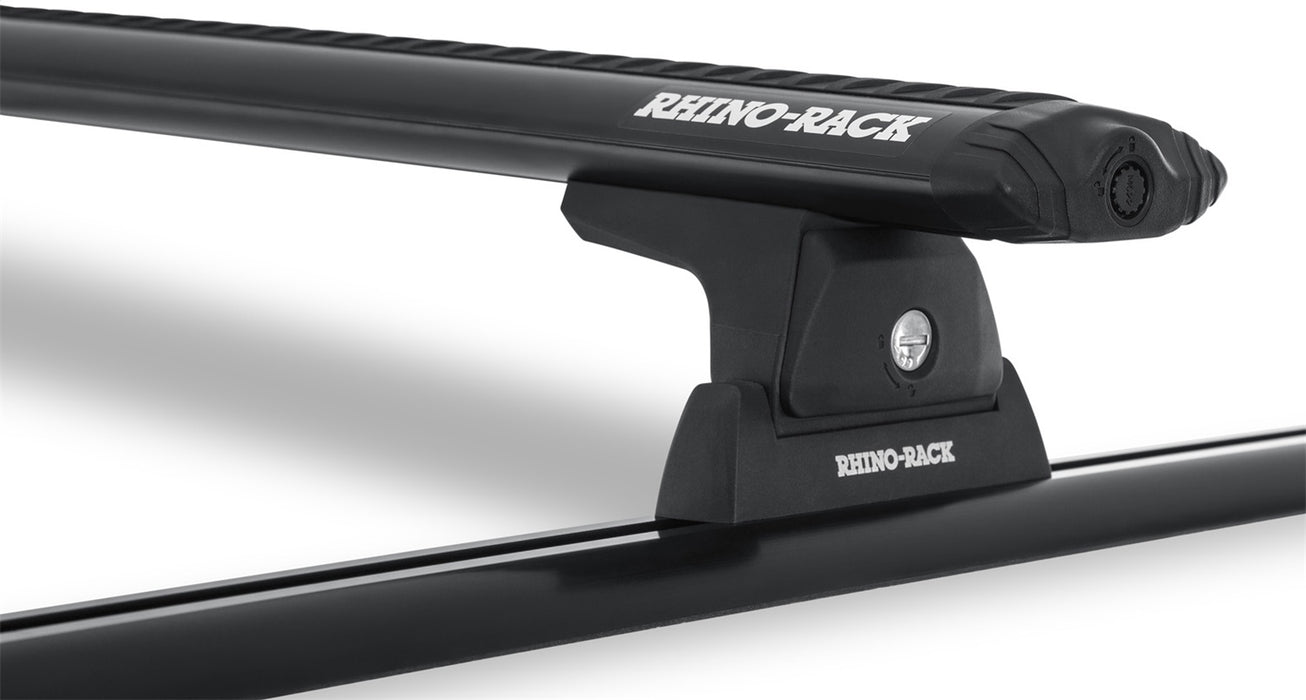 Rhino-Rack USA Y02-490B-ST Vortex Cap/Topper Roof Rack; 2 Black Bars; 59 in.; - Truck Part Superstore
