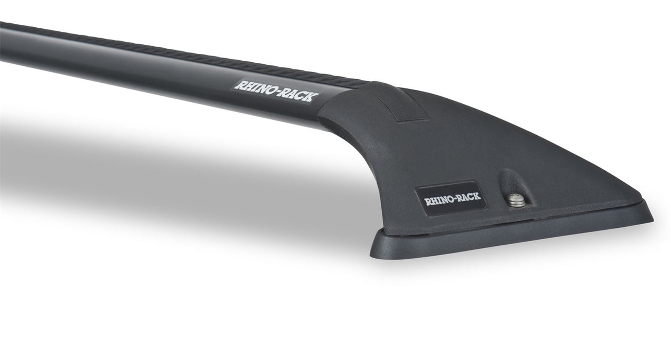 Rhino-Rack USA Y05-450 Cap Topper Roof Rack; Fixed Mount; 37 in. Bar; Black; Pair; - Truck Part Superstore