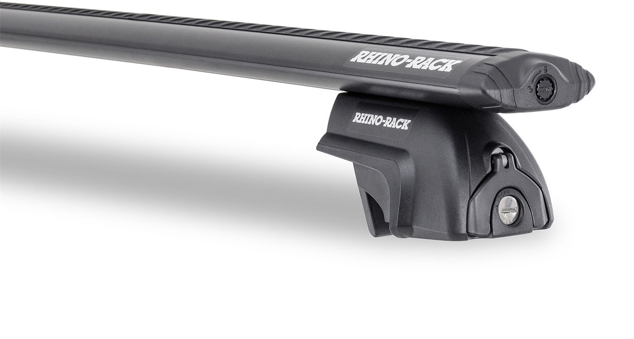 Rhino-Rack USA JA9108 Vortex 2500 Roof Rack; 2 Black 46 in. Bars; 4 Legs; Length 1180mm; - Truck Part Superstore
