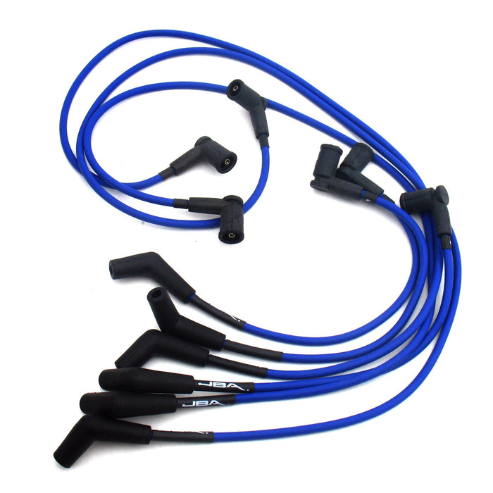 JBA Racing Headers W06179 JBA Performance Exhaust W06189 Ignition Wires 99-00 Mustang 3.8L Blue. - Truck Part Superstore