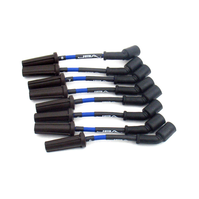 JBA Racing Headers W08079 JBA Performance Exhaust W0812 Ignition Wires 2010-18 GM 6.2L Camaro Red. - Truck Part Superstore