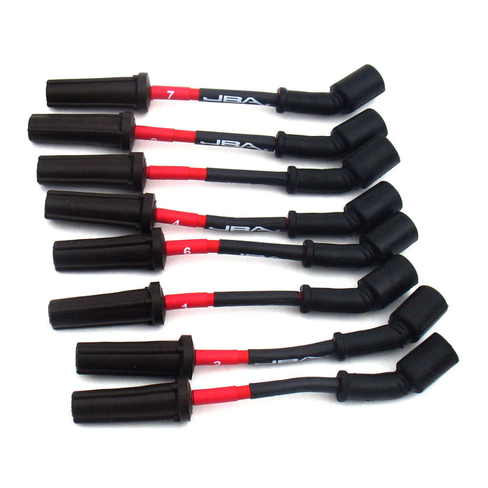 JBA Racing Headers W0807 JBA Performance Exhaust W08079 Ignition Wires 98-09 GM 5.7L LS1 Blue. - Truck Part Superstore