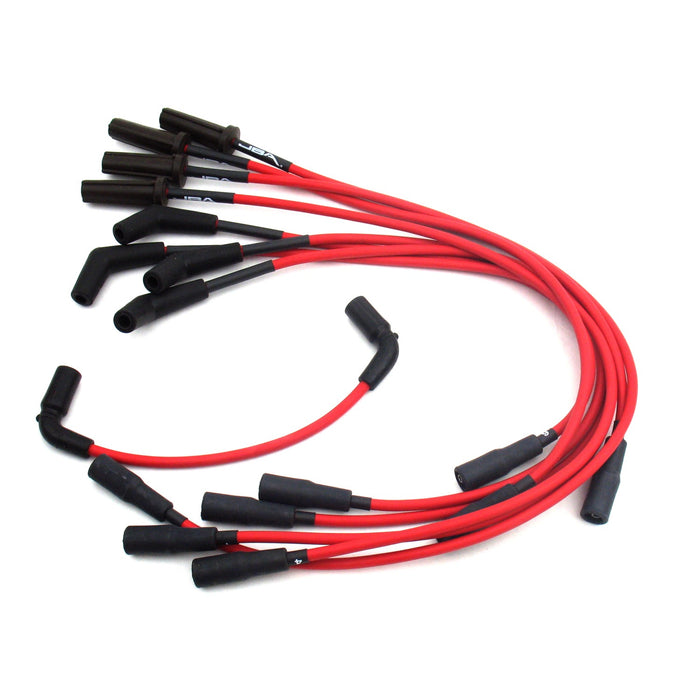 JBA Racing Headers W0822 JBA Performance Exhaust W0830 Ignition Wires 88-95 GM 5.0/5.7L Truck Red. - Truck Part Superstore