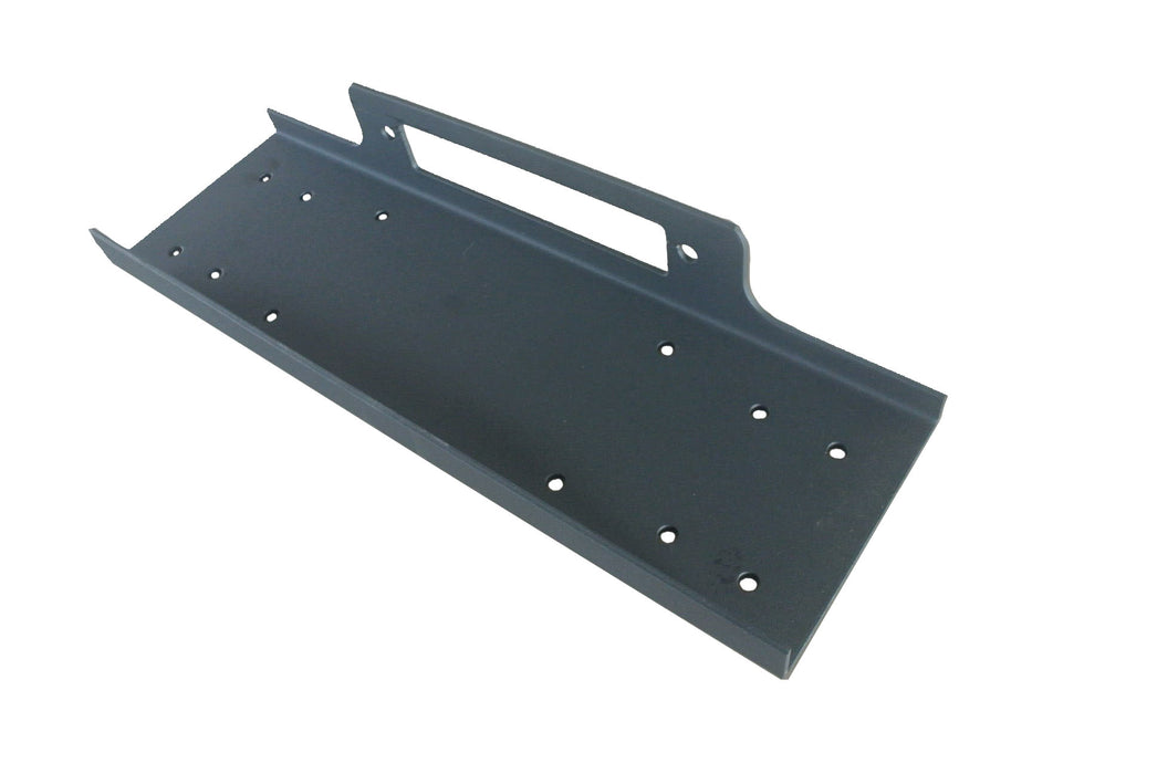 TrailFX WA017 For Winches Upd To 12000 Pounds Flat Fixed Mount Textured Powder Coated Black - Truck Part Superstore