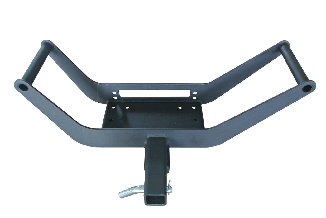 TrailFX WA017 For Winches Upd To 12000 Pounds Flat Fixed Mount Textured Powder Coated Black - Truck Part Superstore