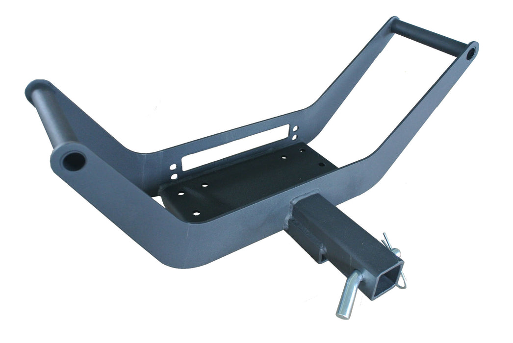 TrailFX WA018 Winches updated To 12K Lbs 2 In Receiver Mount Text Pwdr Ctd W/Hitch Pin & Clip - Truck Part Superstore