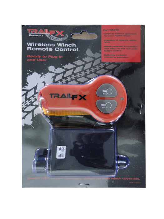 TrailFX WA019 Use With W35B/WS35B/W45B/WS45B/W08B/W10B/W12B/WS12B Wireless To Power On Remote - Truck Part Superstore