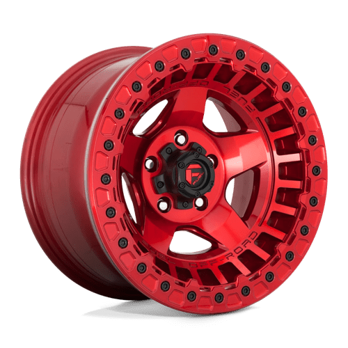 Fuel 1PC D11717907545 D117 17X9 5X5.0 GL-RED -15MM - Truck Part Superstore