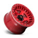 Fuel 1PC D11717907545 D117 17X9 5X5.0 GL-RED -15MM - Truck Part Superstore