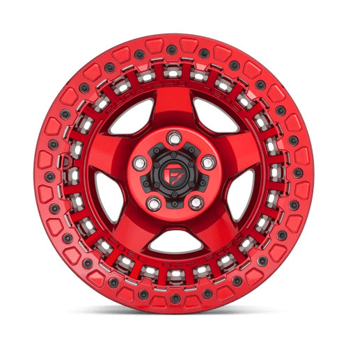 Fuel 1PC D11717908445 D117 17X9 6X5.5 GL-RED -15MM - Truck Part Superstore