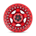 Fuel 1PC D11717907545 D117 17X9 5X5.0 GL-RED -15MM - Truck Part Superstore