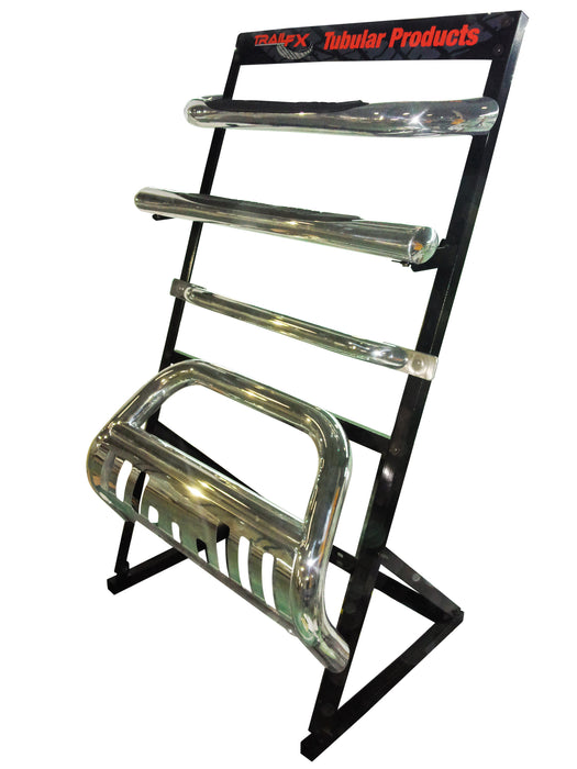 TrailFX WD1000S2F Oval Side Bar Display 4, 5 and 6 Inch Nerf Bars Pol Stainless Steel Promo Only - Truck Part Superstore
