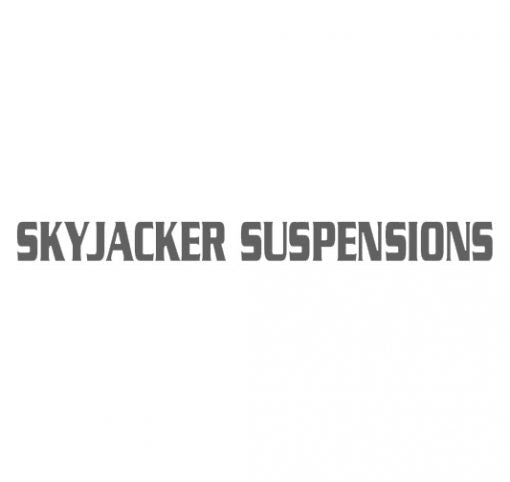 Skyjacker WDT1-S Skyjacker Suspensions Die-Cut Decal Silver 3.5 Inch X 30 Inch - Truck Part Superstore