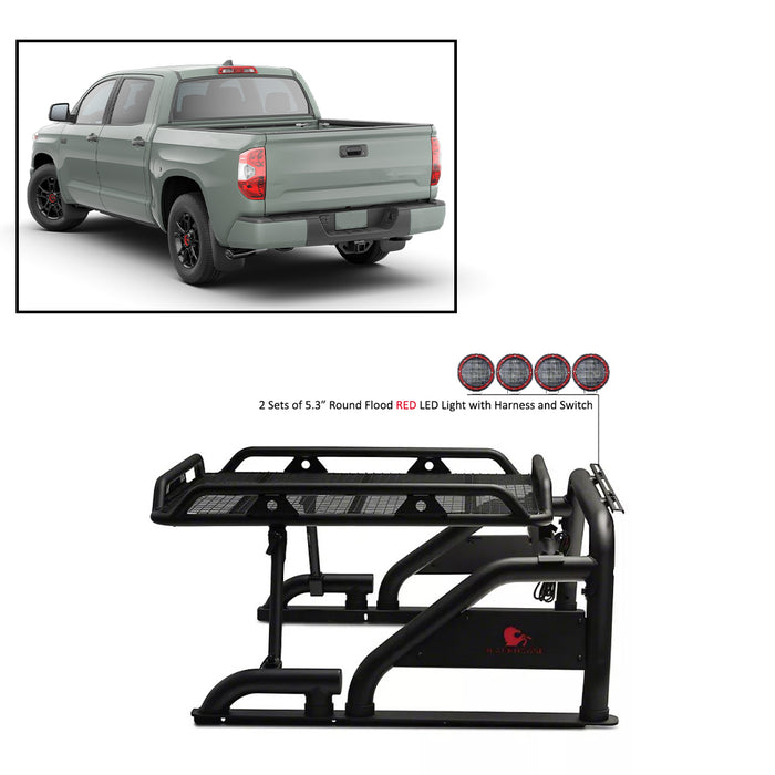 Black Horse Off Road WRB-001BK-PLFR Warrior Roll Bar Kit - Truck Part Superstore