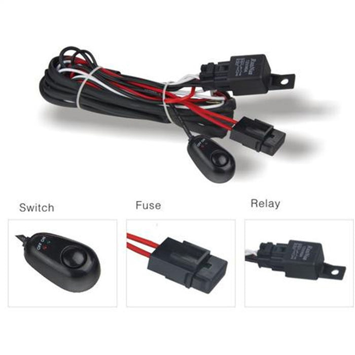 DV8 Offroad WIRE HARNESS Wiring Harness W/Relay And Switch DV8 Offroad - Truck Part Superstore