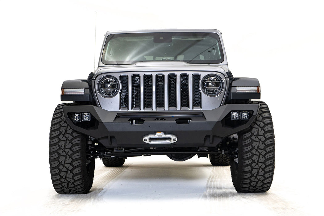 Fab Fours JL18-X4651-B Matrix Front Bumper; w/No Guard; Bare; Plate Steel; - Truck Part Superstore