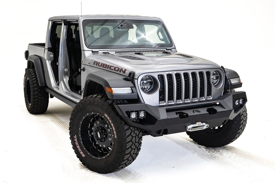 Fab Fours JL18-X4651-1 Matrix Front Bumper; w/No Guard; Plate Steel; - Truck Part Superstore