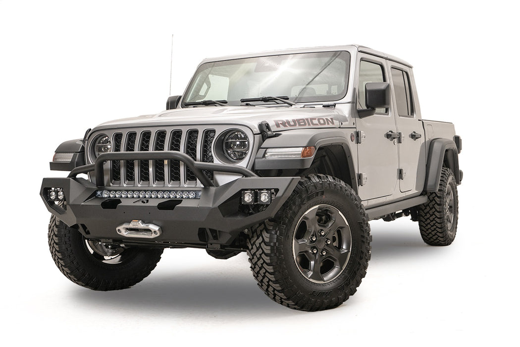 Fab Fours JL18-X4652-B Matrix Front Bumper; w/Pre-Runner; Bare; Plate Steel; - Truck Part Superstore