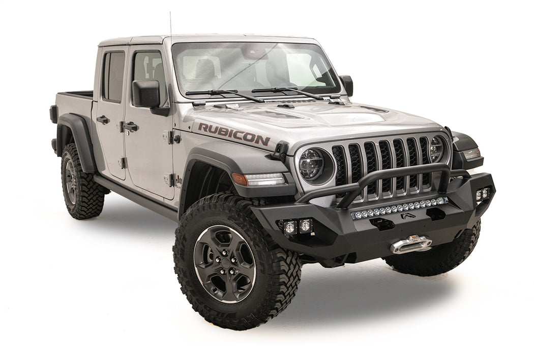 Fab Fours JL18-X4652-B Matrix Front Bumper; w/Pre-Runner; Bare; Plate Steel; - Truck Part Superstore