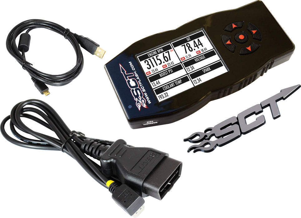 SCT Performance 7416 X4 Power Flash Programmer; Pre-Loaded; Incl. USB Interface Cable; - Truck Part Superstore