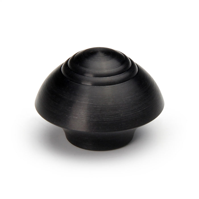Lokar XACN-003 Air Cleaner Nut; Deco Style; Billet Aluminum; Black Finish; - Truck Part Superstore