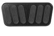 Lokar XBAG-6086 Brake Pedal Pad; Midnight Series Black; w/Rubber Insert; Billet Aluminum; - Truck Part Superstore
