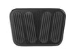 Lokar XBAG-6090 Brake Pedal Pad; Midnight Series Black; w/Rubber Insert; Billet Aluminum; - Truck Part Superstore