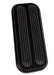 Lokar XBAG-6173 Throttle Pedal Pad; Midnight Series Black; w/Rubber Insert; Billet Aluminum; - Truck Part Superstore
