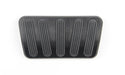 Lokar XBAG-6191 Brake Pedal Pad; Curved; w/Rubber Insert; Billet Aluminum; Black Finish; - Truck Part Superstore