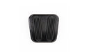 Lokar XBAG-6193 Emergency Brake Pedal Pad; Billet Aluminum; Ball Milled; Black Finish; - Truck Part Superstore