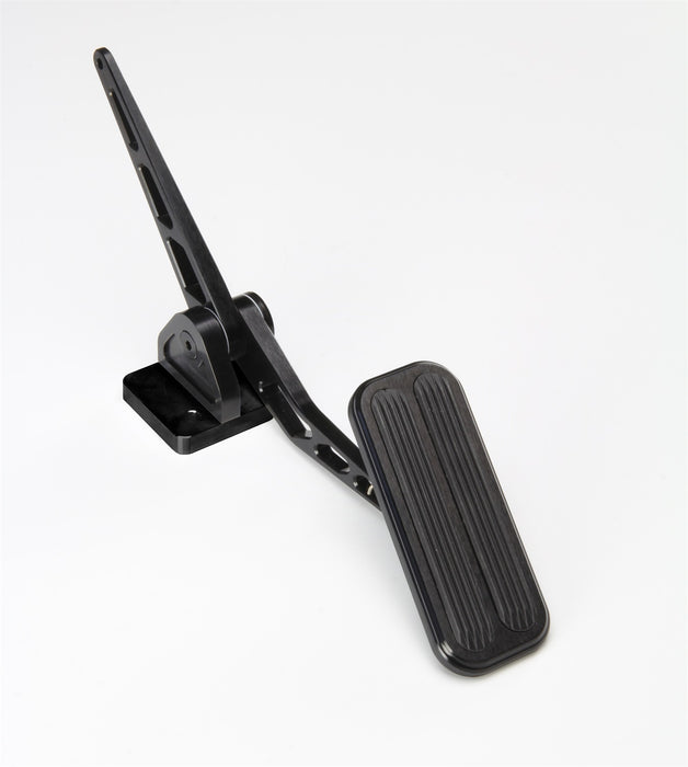 Lokar XBAG-6205 Throttle Pedal Assembly; w/Rubber Insert; Billet Aluminum; Black Finish; - Truck Part Superstore
